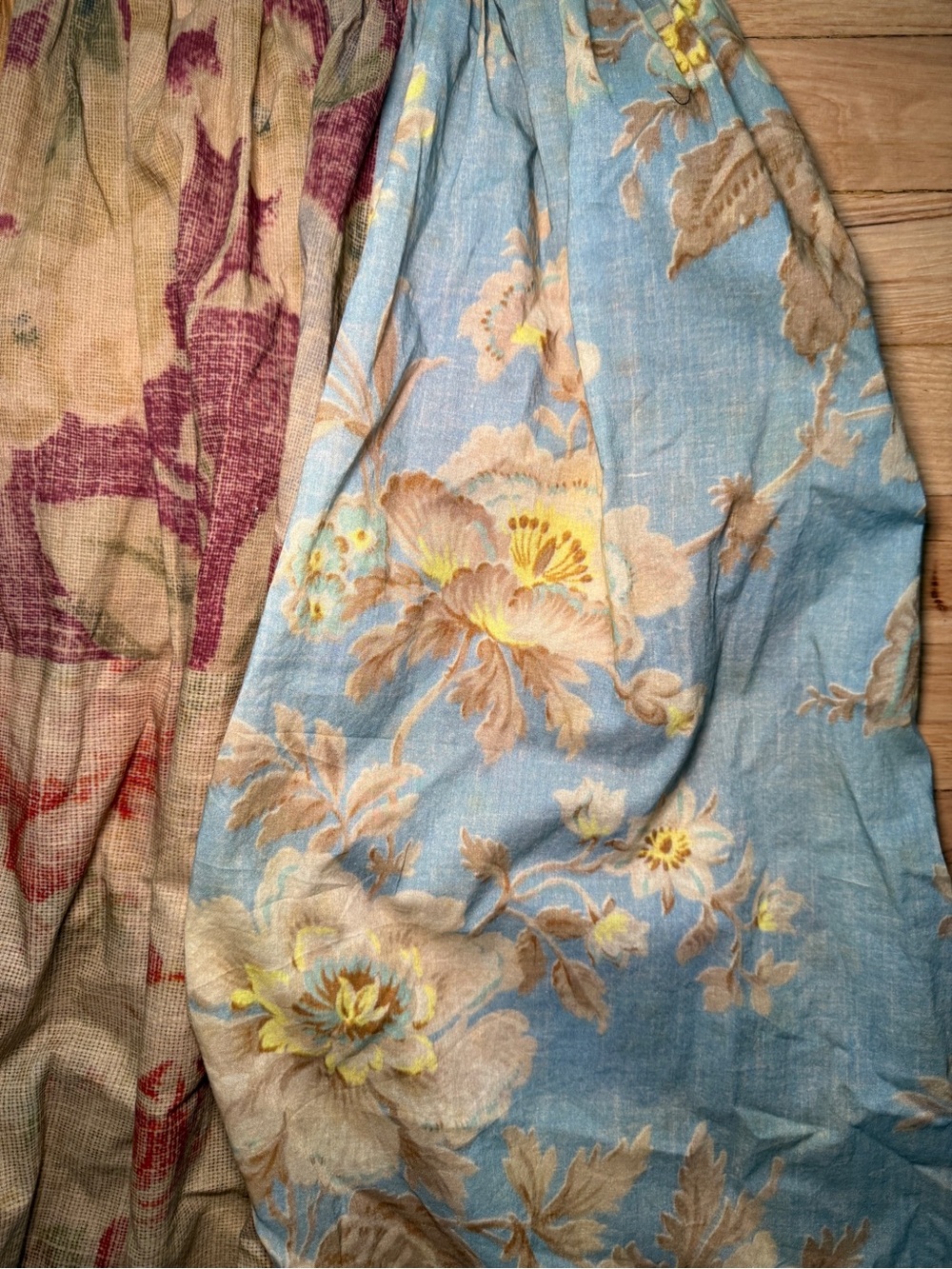 Zara Floral 100% Cotton Printed Floral Midi Skirt - Picture 7 of 7